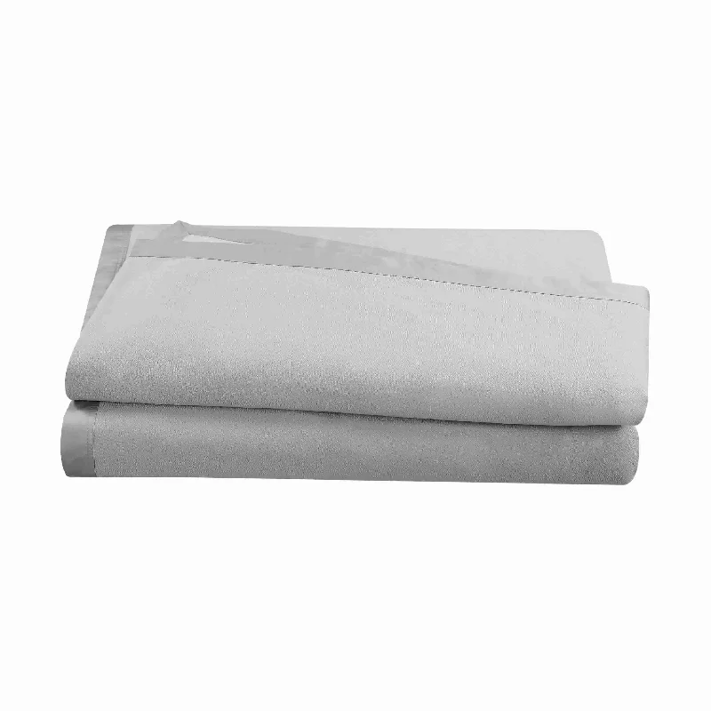 Oversized 82-inch x 90-inch Gray Throw by Atelier Martex