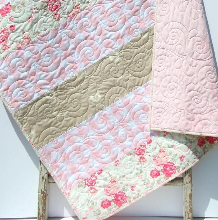 The Sale Everyone's Talking About Baby Quilt, Floral Minky Blanket, Farmhouse Plaid, Flower Crib Bedding, Vintage Chic Roses, Handmade Modern Gift The Sale Everyone's Talking About Baby Quilt, Floral Minky Blanket, Farmhouse Plaid, Flower Crib Bedding, Vintage Chic Roses, Handmade Modern Gift