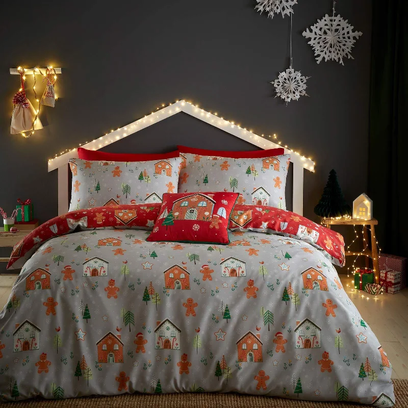 Gingerbread House Duvet Cover Set