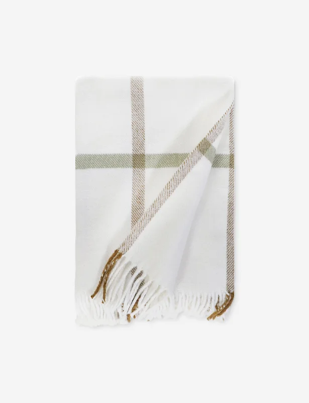 Copenhagen Brushed Cotton Throw by Pom Pom at Home