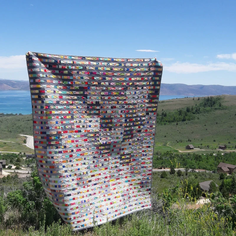 Special Promotions Available For A Short Time Gradation Modern Scrap Quilt Pattern