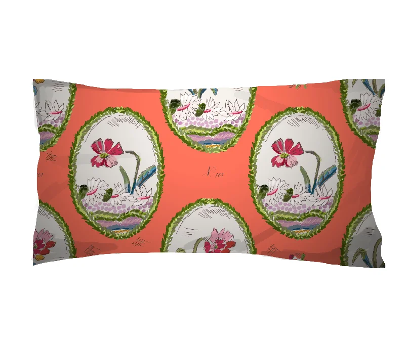 Dana Gibson Botany in Coral in Jumbo Lumbar