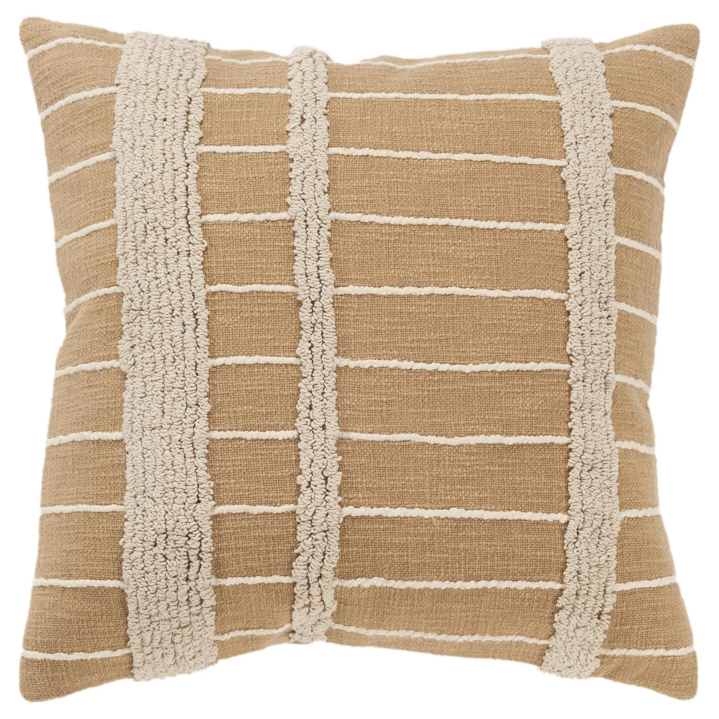 Dea Striped Couch Throw Pillow With Down Insert