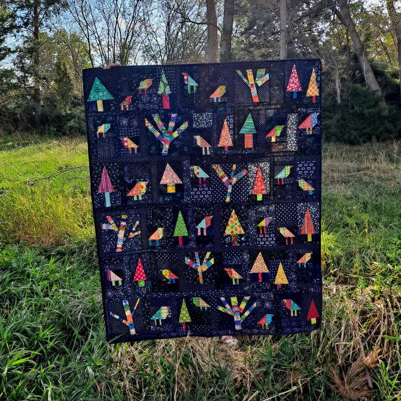 Shop Smarter With These Special Offers Enchanted Forest free form, scrap quilt PDF pattern Shop Smarter With These Special Offers Enchanted Forest free form, scrap quilt PDF pattern