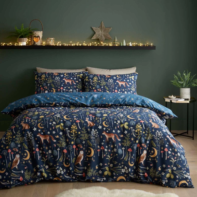 Enchanted Twilight Duvet Cover Set Navy