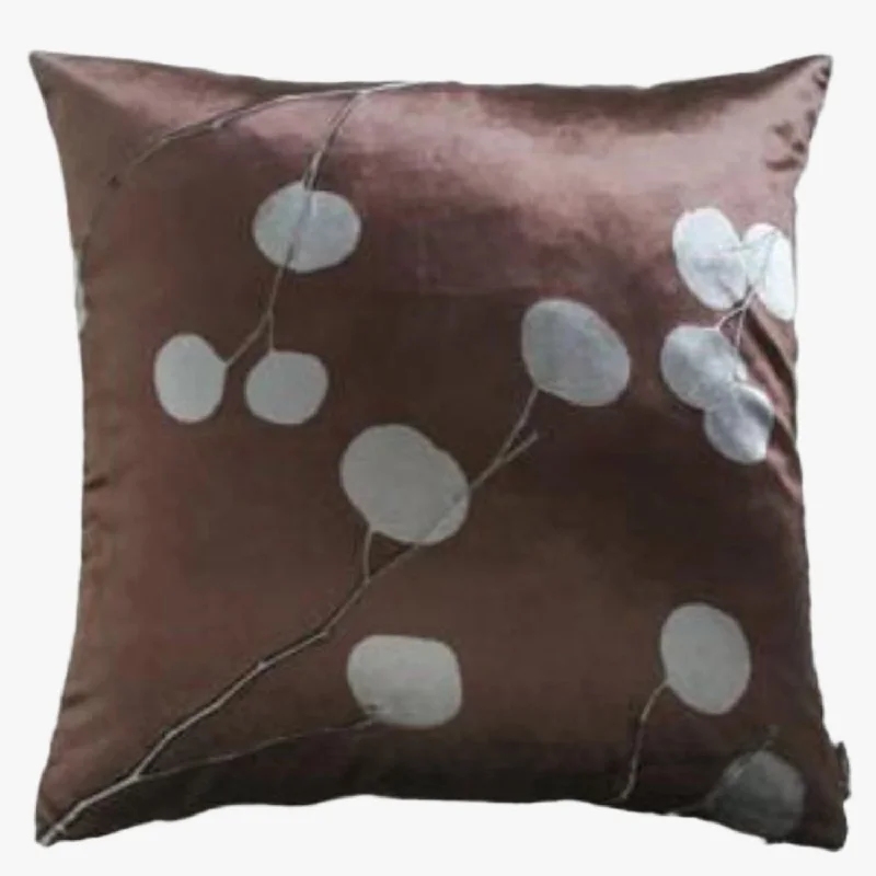 Eucalyptus Kohl on Cobble Signature Velvet Pillows