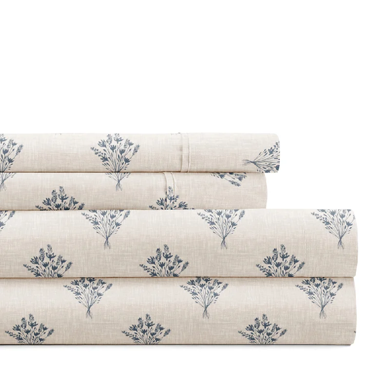 Floral Bouquet 4-Piece Pattern Sheet Set