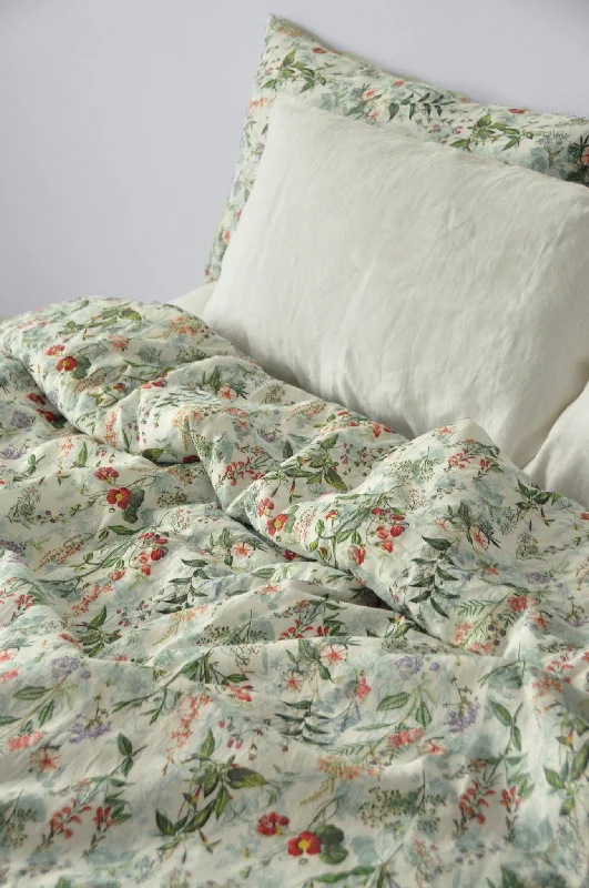 Floral duvet cover