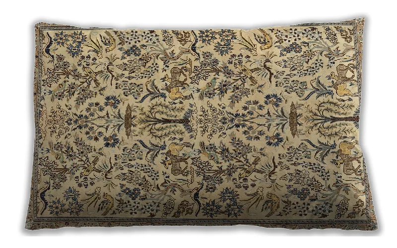 Weekend Bargains to Enjoy Traditional Classic Indoor Outdoor Rectangular Brown Lumbar Throw Pillow, 13 inch by 19 inch, lbtr2622