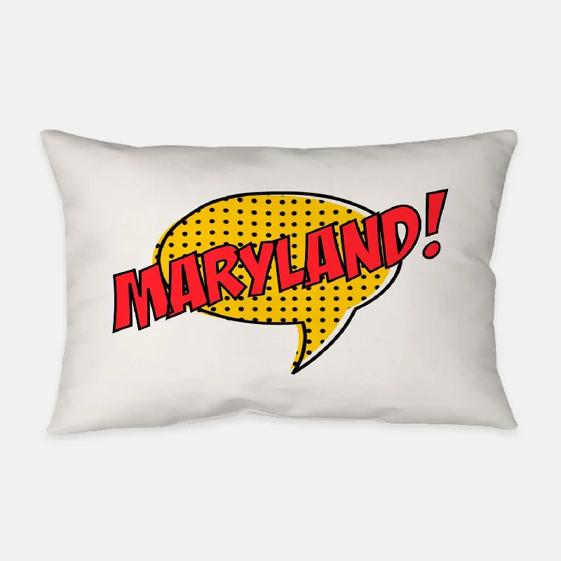 Maryland, College! Pillow