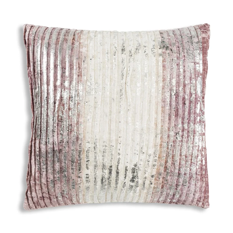 Milo Pink Pleated Ombre Pillow