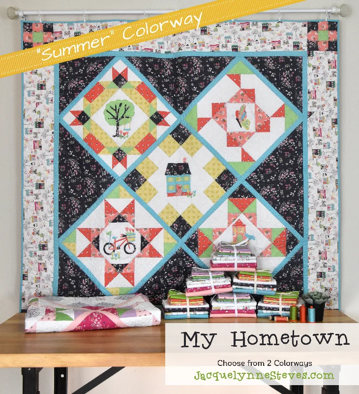 My Hometown Block of the Month Quilt Pattern - Digital