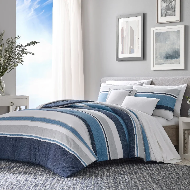 Nautica Westport Navy King Comforter-Sham Bonus Set