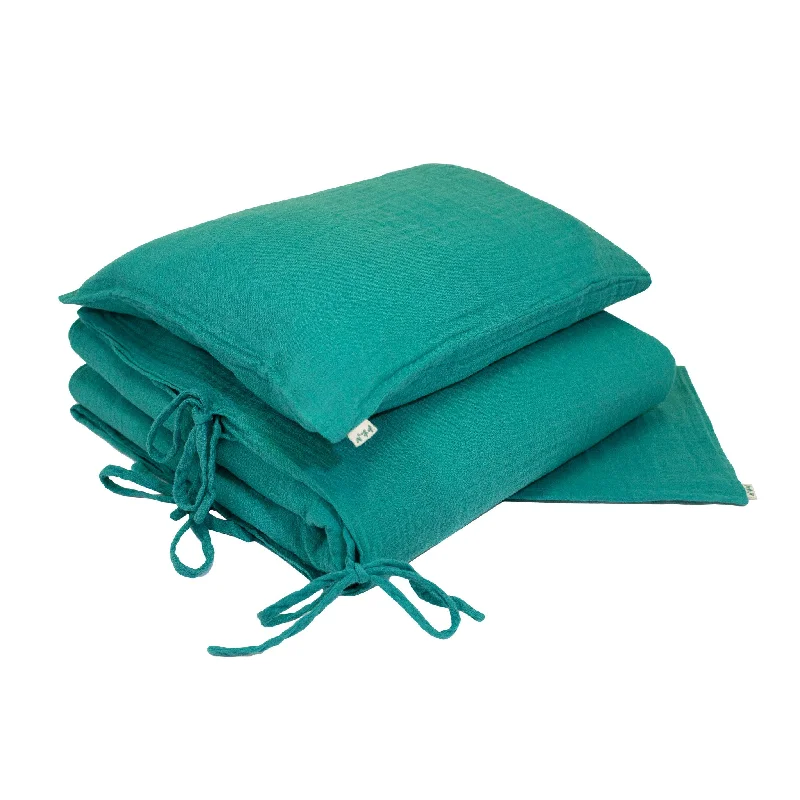 Numero 74 Duvet Cover + Pillow Case Set Aqua Blue