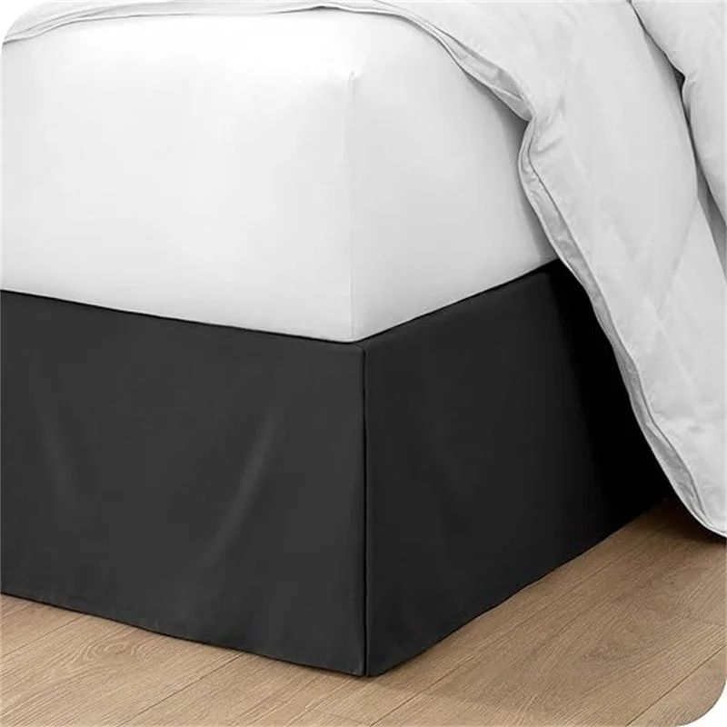 Pleated bed skirt