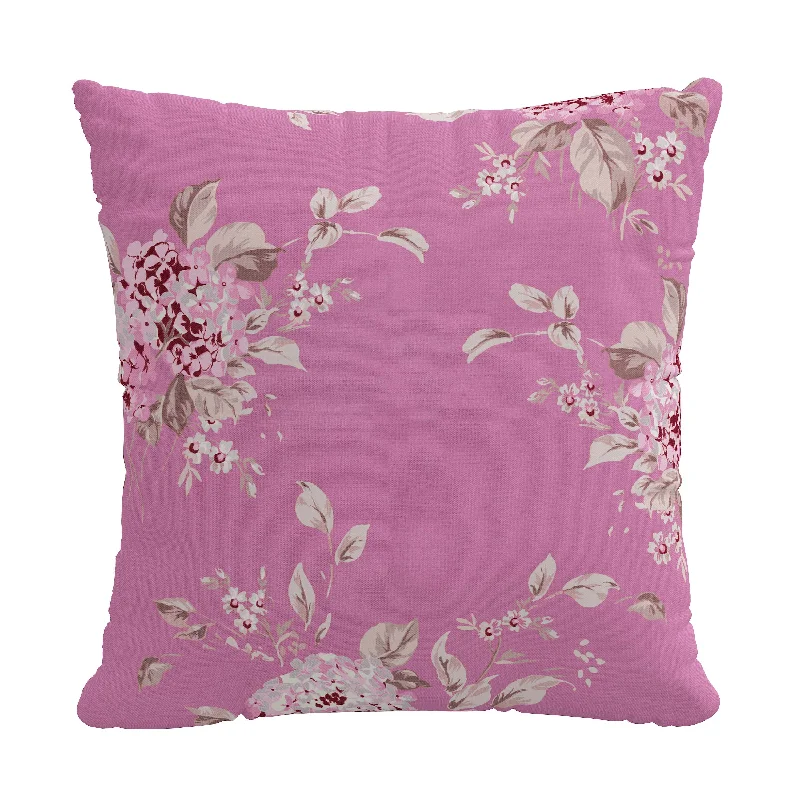 Berry Bloom Hot Pink Pillow