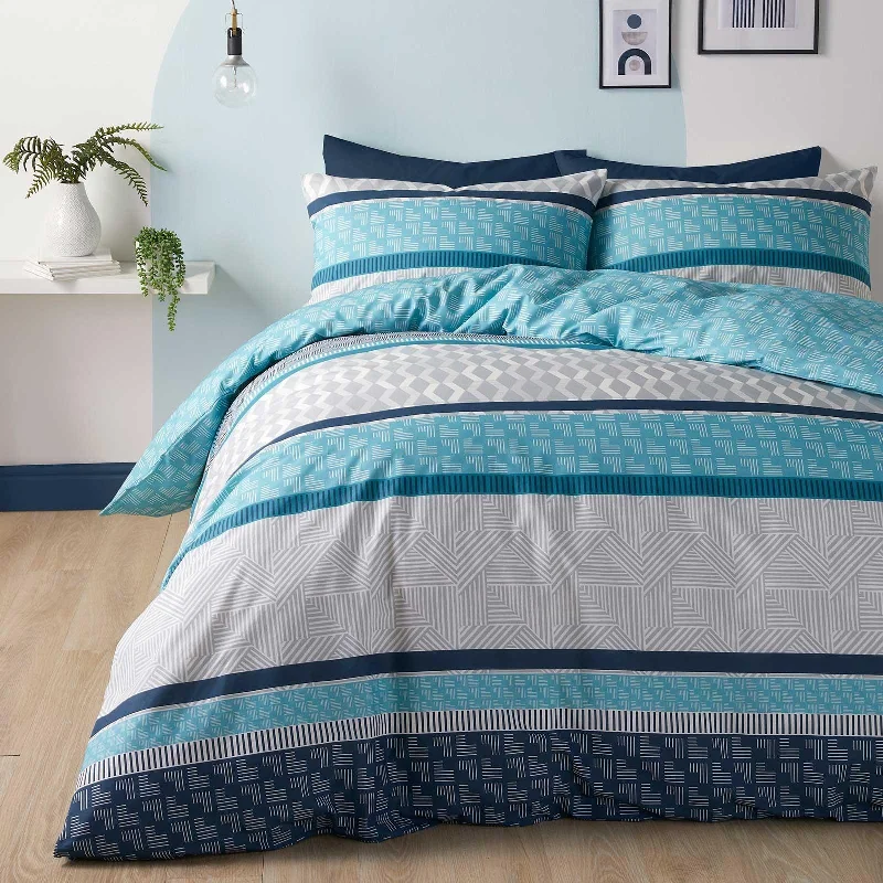 Rico Duvet Cover Set Teal