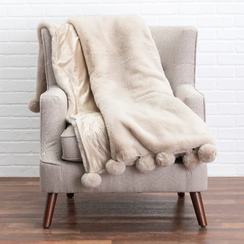 Snow Beige Throw