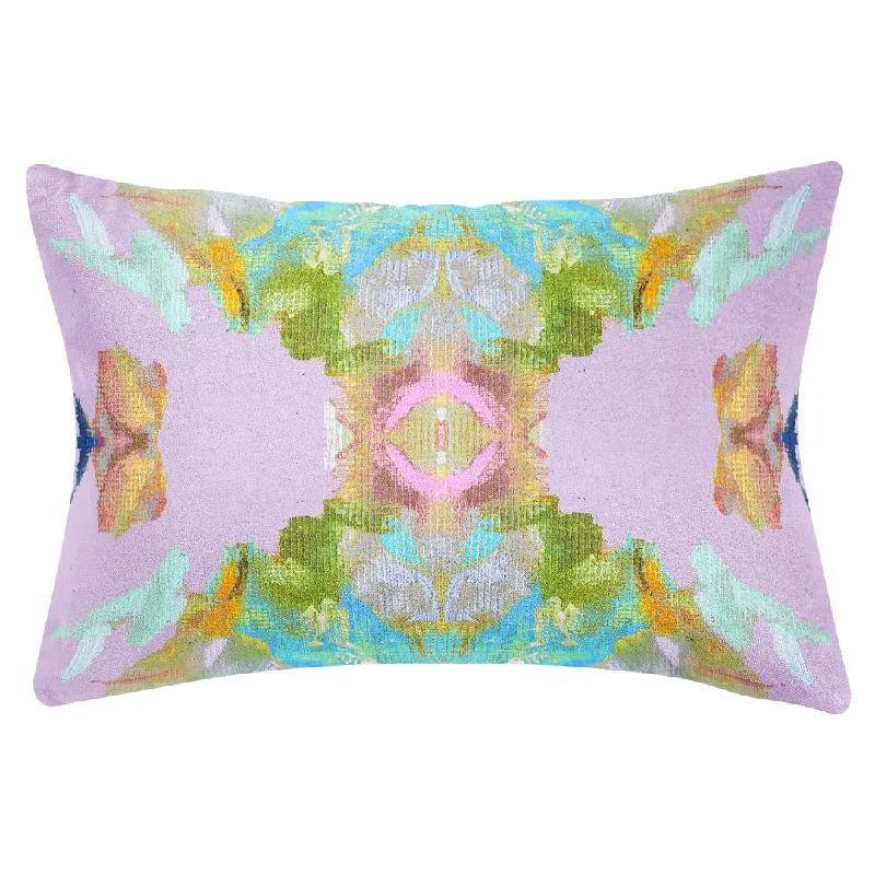 Stained Glass Lavender 14x20 Pillow