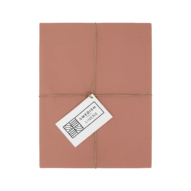 STOCKHOLM | Terracotta pink | Duvet cover | US size 106x94" / 269x239cm