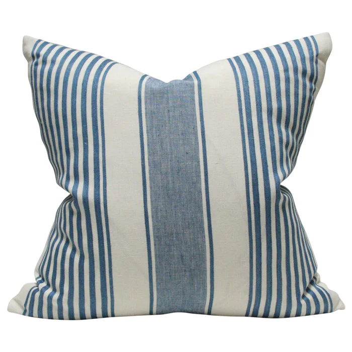 Summerville Linen Stripe Ocean Blue (Last Chance)