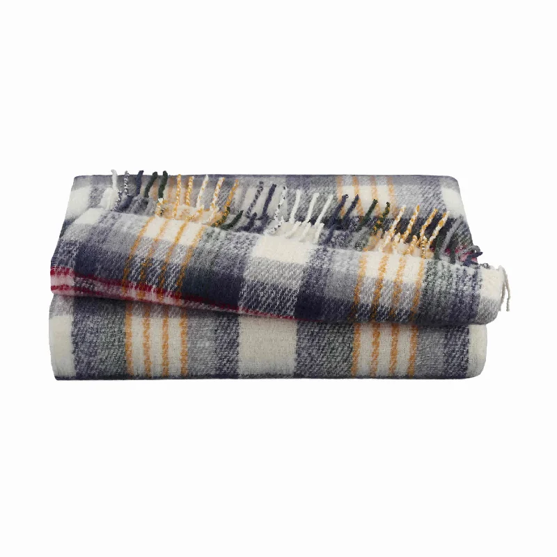 Mohair Plaid Throw by Vellux