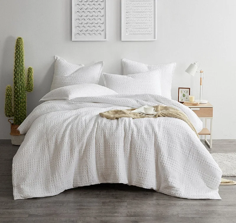 Waffle Duvet Cover Set