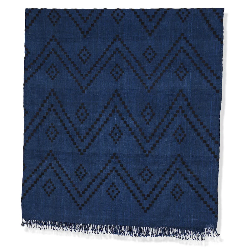Today Only Zig Zag Indian Bedcover in Midnight